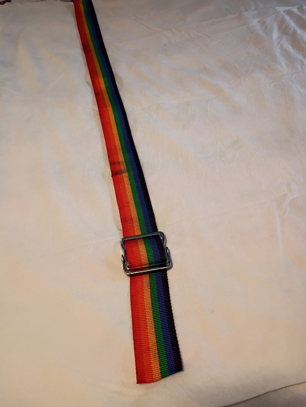 RAINBOW STRIPE HEAVY DUTY ADJUSTABLE STRAP